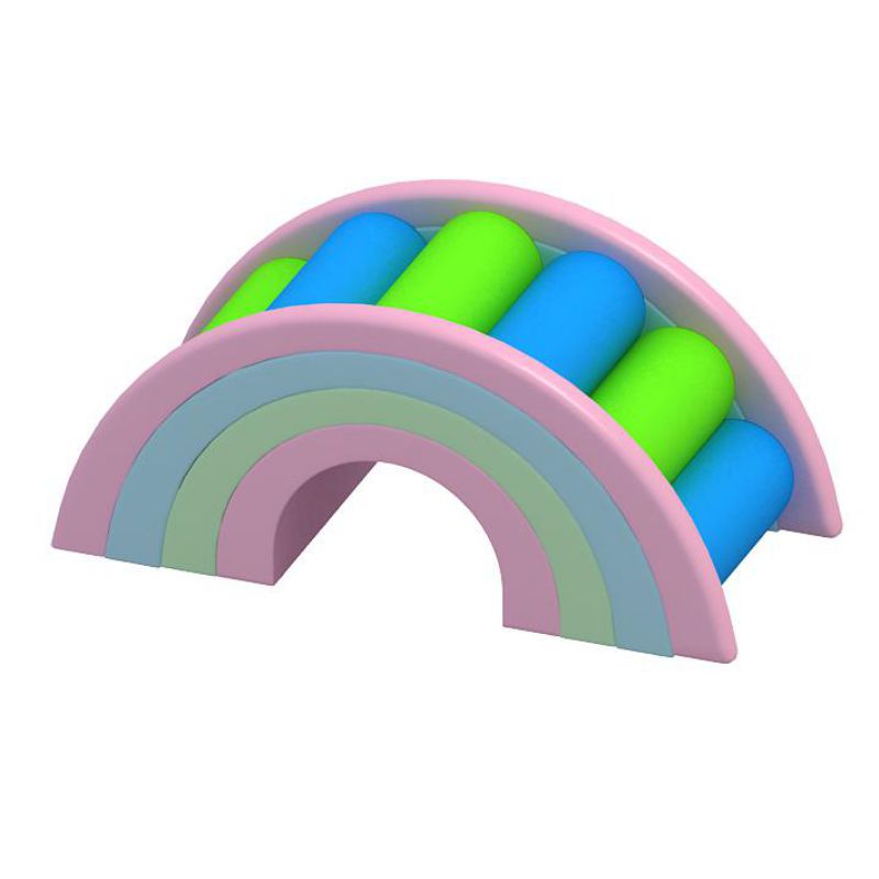Kids Outdoor Climbing Frame - Kids Party Indoor Rainbow Soft Play