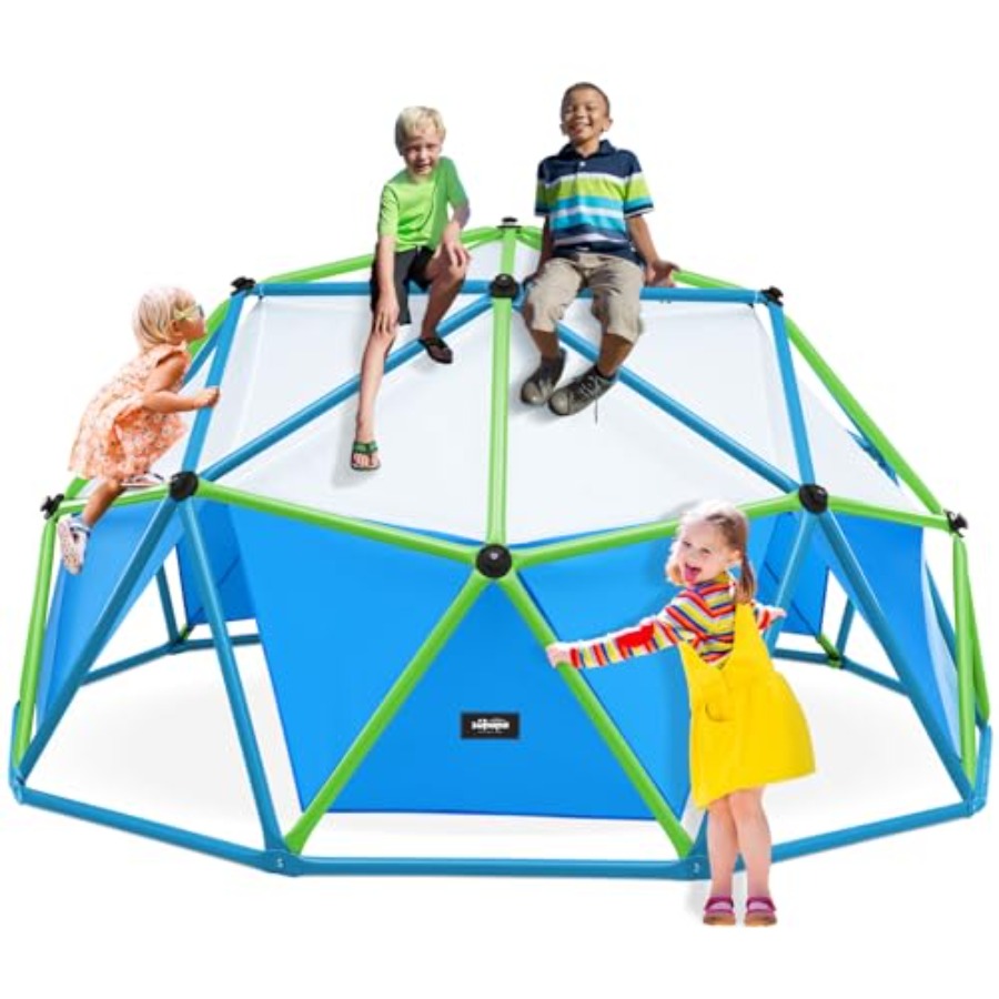 Kids Outdoor Climbing Frame - Outdoor Geometric Dome Climber with 1000LBS