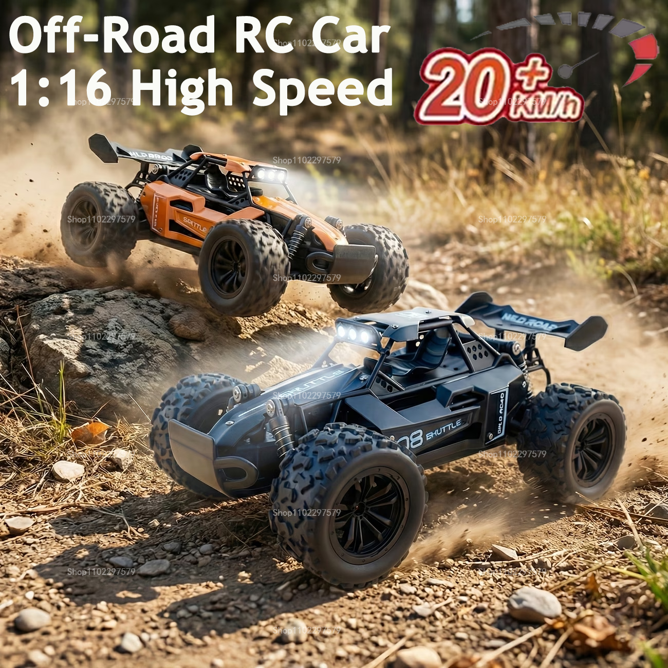 Kids Outdoor Ride On - RC Monster Truck 1:16 Scale Remote