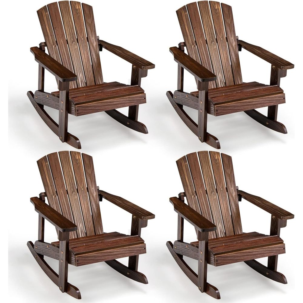 Kids Outdoor Adirondack Chair - Set of 4 Kids Outdoor Adirondack