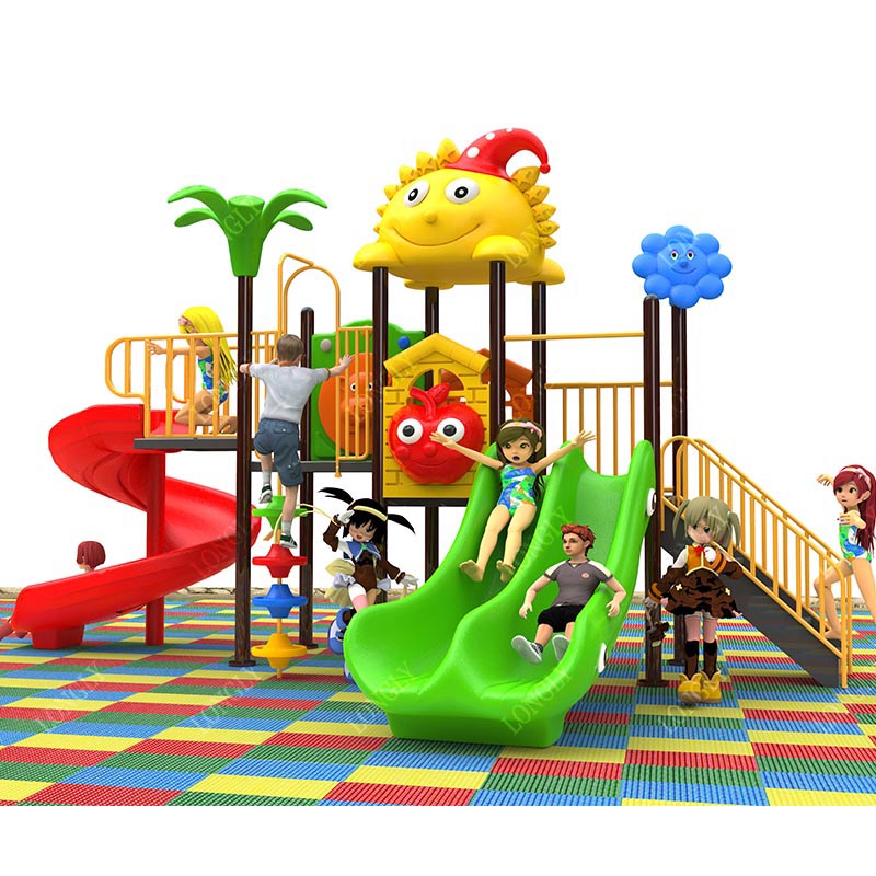Kids Outdoor Park - Popular Kids Plastic Slide for Outdoor