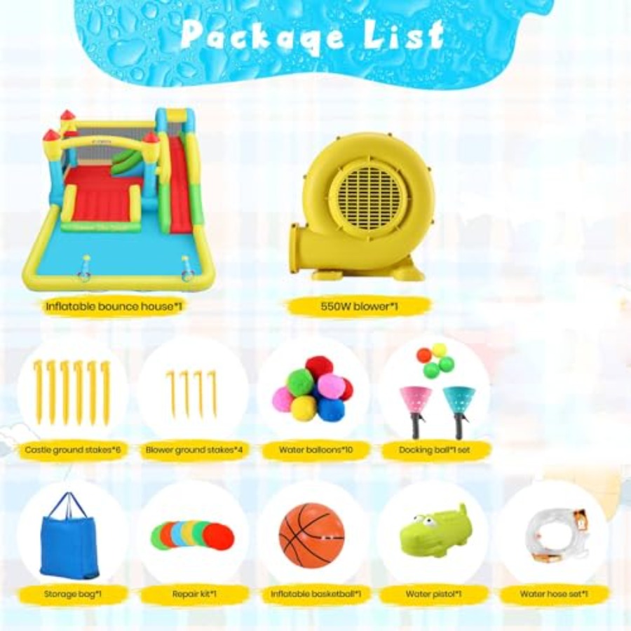 Outdoor/Indoor inflatable wate - مراجعة Kids Outdoor Climbing Wall وسعره