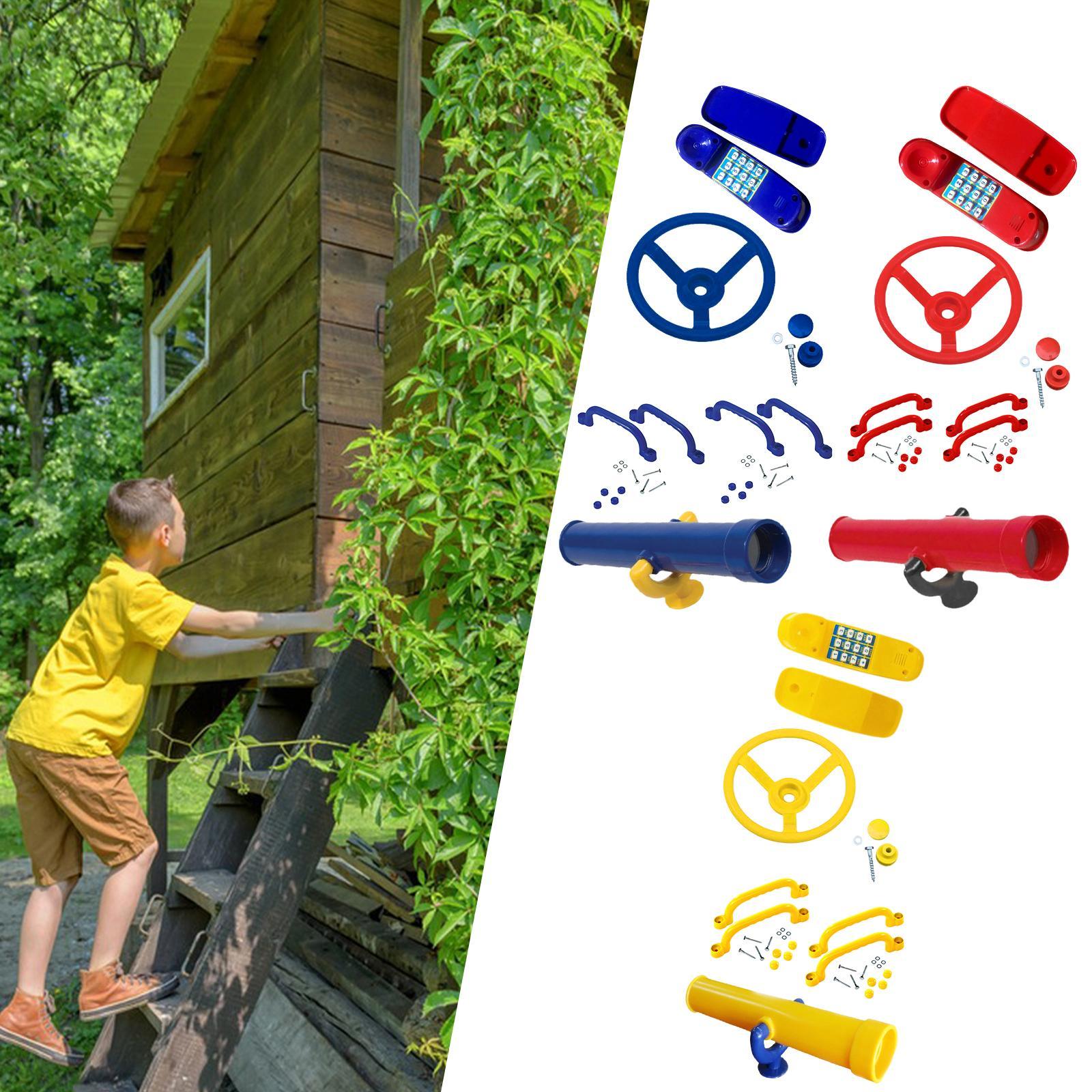 Kids Playground Toy Steering W - مراجعة Kids Outdoor Climbing Frame وسعره