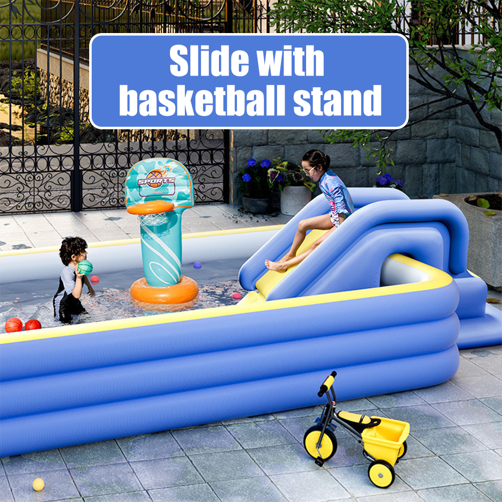 Inflatable Water Slide Compact - مراجعة Kids Outdoor Climbing Wall وسعره