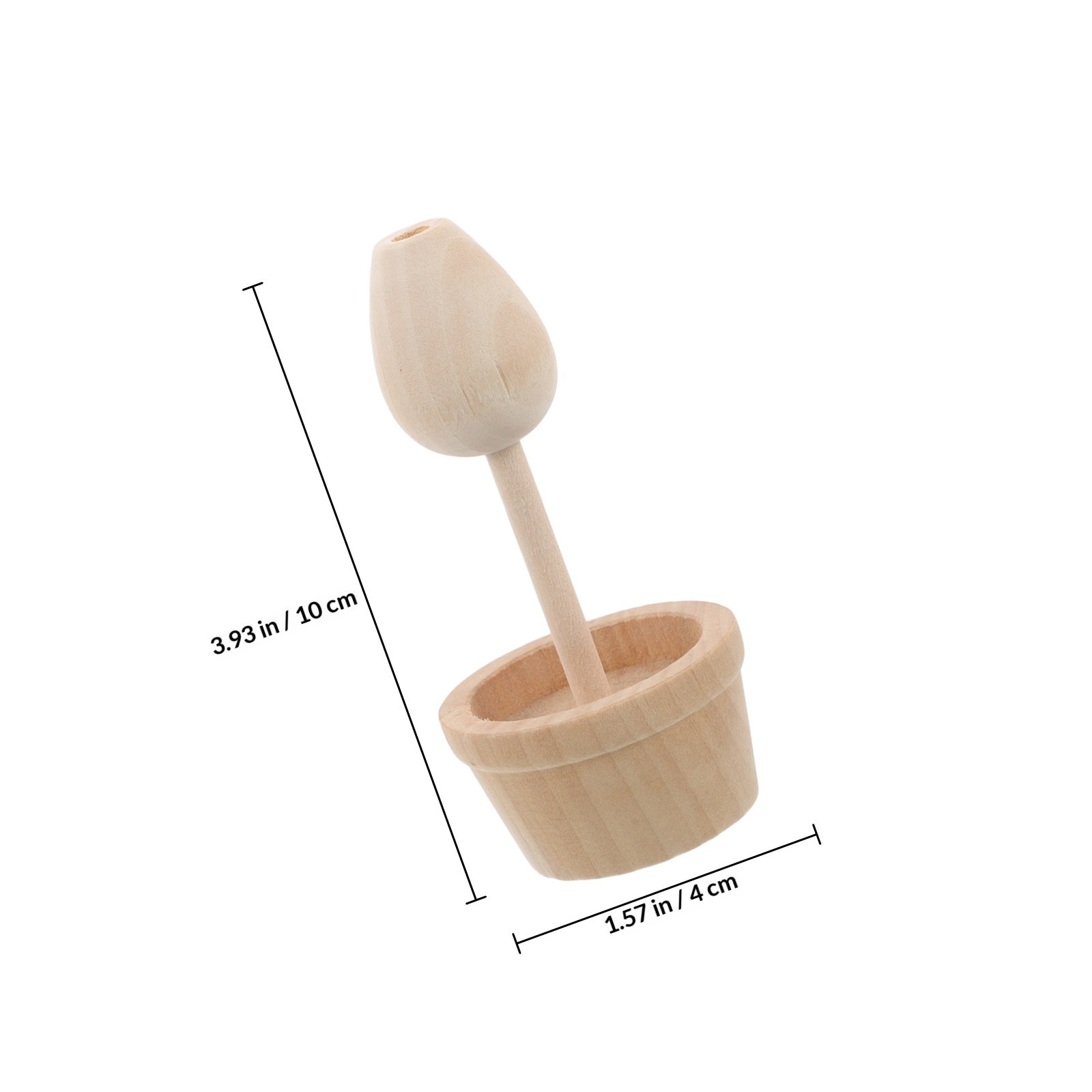 1Set Unpainted Wooden Mushroom - مراجعة Kids Outdoor Fairy Garden وسعره
