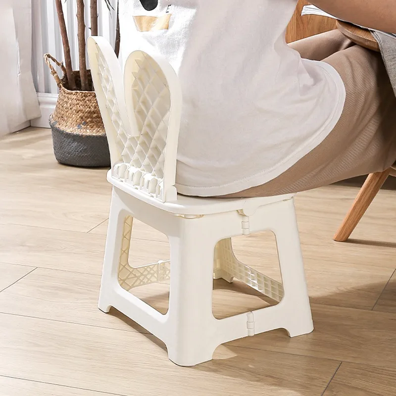 2PCS Thickened Rabbit Cartoon  - مراجعة Kids Outdoor Folding Chair وسعره