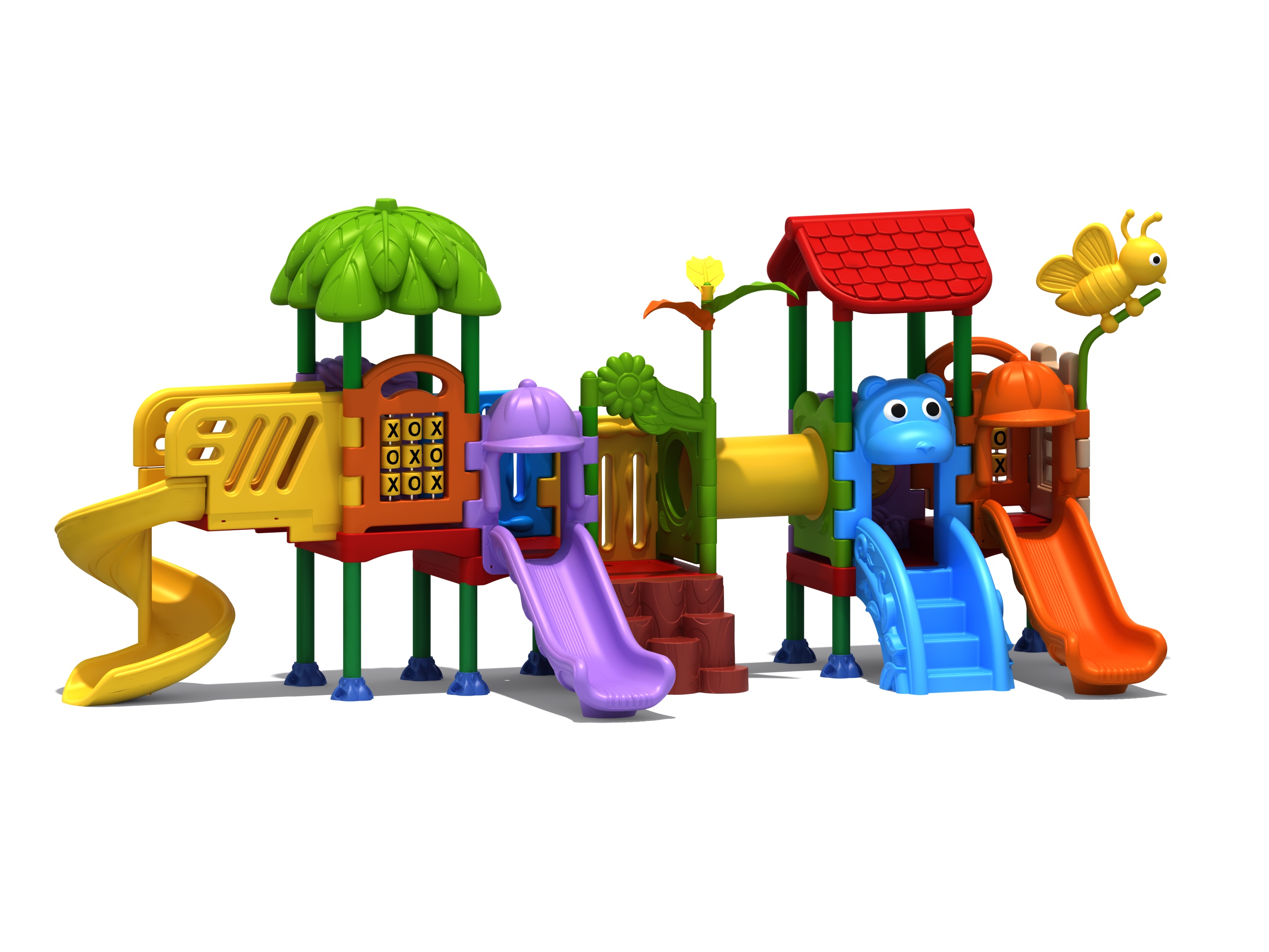 KID Playground Playhouse Sets  - مراجعة Outdoor Children'S Park وسعره