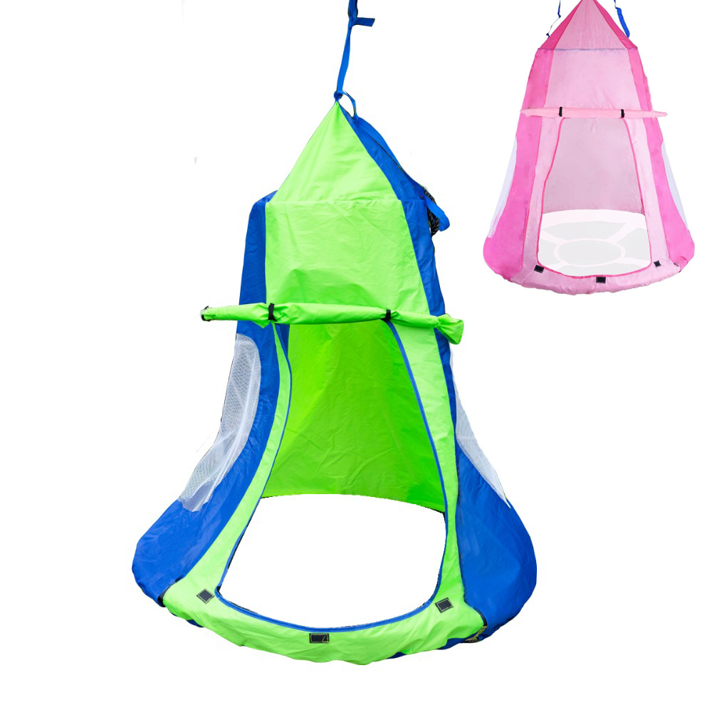 Kids Hanging Chair Tent Swing  - مراجعة Kids Outdoor Nest Swing وسعره