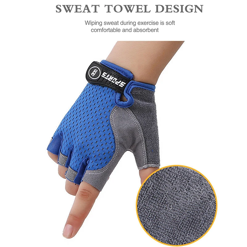 Kids Half Finger Sports Cyclin - مراجعة Kids Outdoor Net وسعره