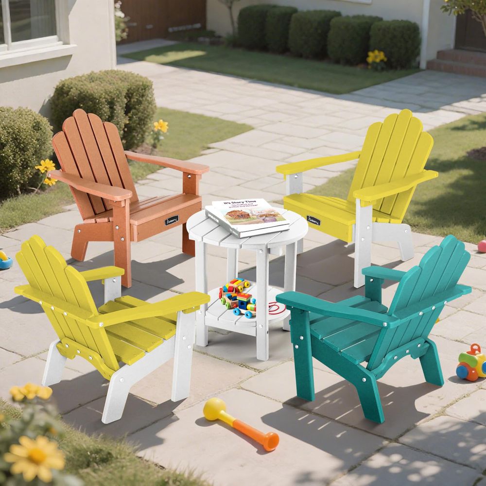 Kids Outdoor Chair, CPC Certif - مراجعة Kids Outdoor Adirondack Chair وسعره