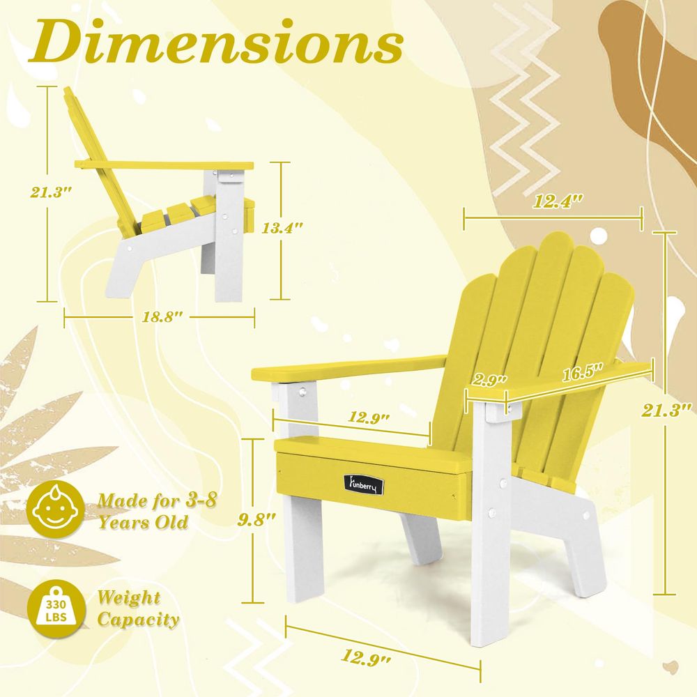 Kids Outdoor Chair, CPC Certif - مراجعة Kids Outdoor Adirondack Chair وسعره