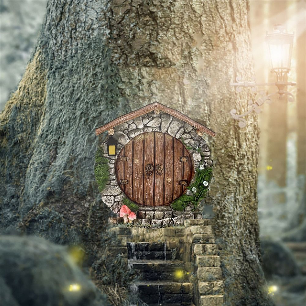 Engraved Design Wooden Miniatu - مراجعة Kids Outdoor Fairy Garden وسعره