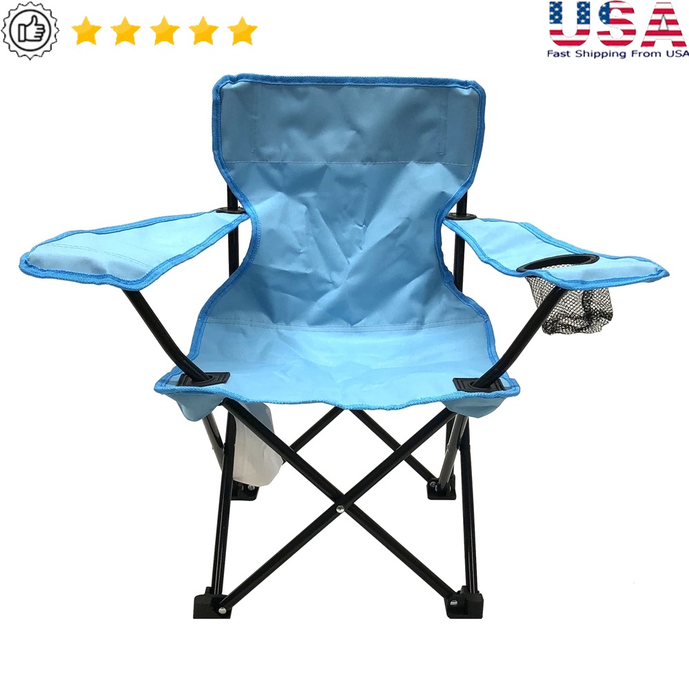 Kids Folding Camp Chair with C - مراجعة Kids Outdoor Folding Chair وسعره