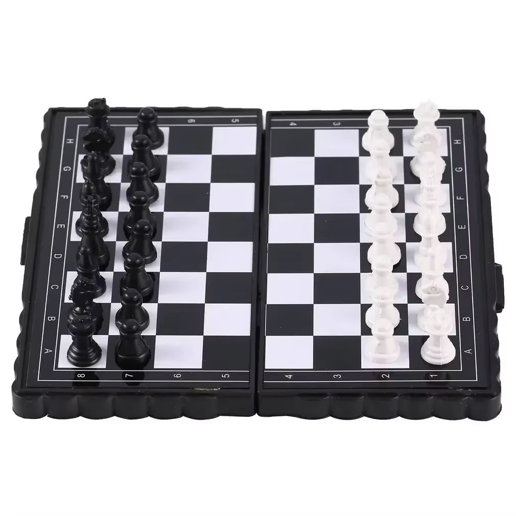 1Pc Mini Magnetic  Chess Set   - مراجعة Outdoor Games For Kids وسعره