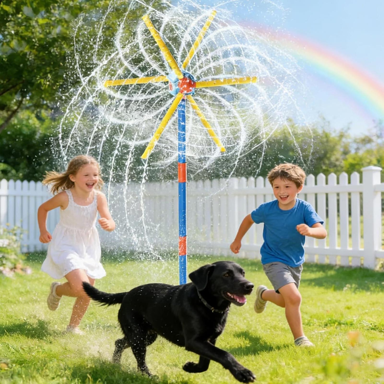 Kids Sprinkler Windmill Fun Sp - مراجعة Kids Outdoor Garden Set وسعره