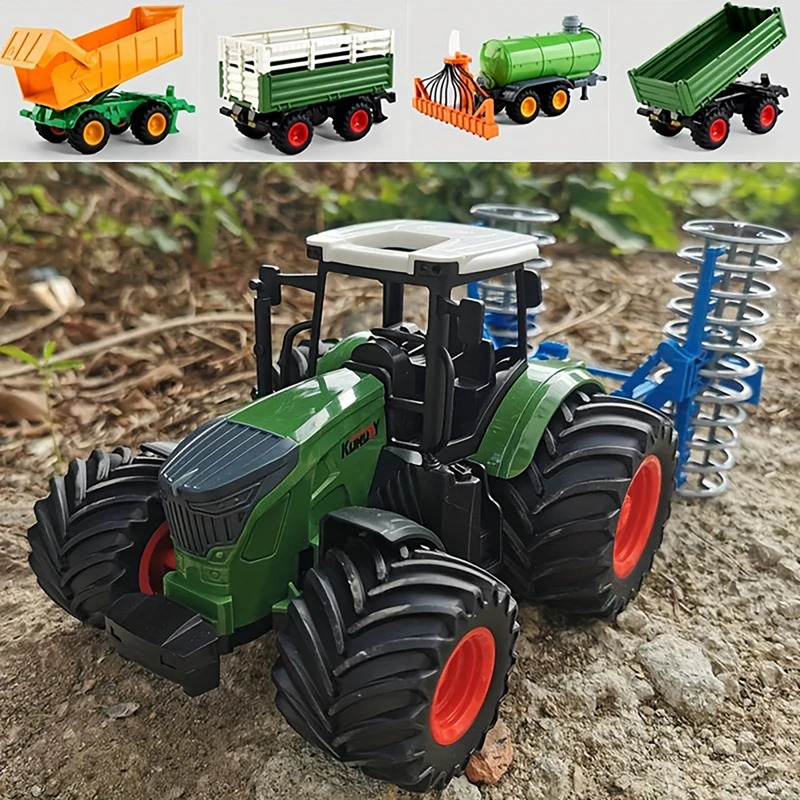 1:24 Inertial Farm Tractor wit - مراجعة Kids Outdoor Park وسعره