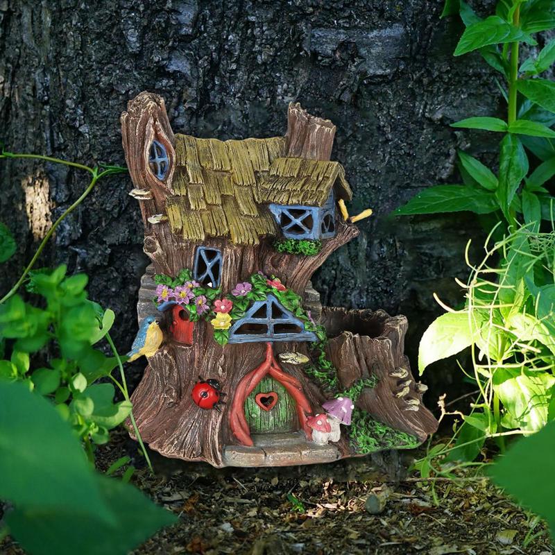 Tree Faces Decor Outdoor Mini  - مراجعة Kids Outdoor Fairy Garden وسعره