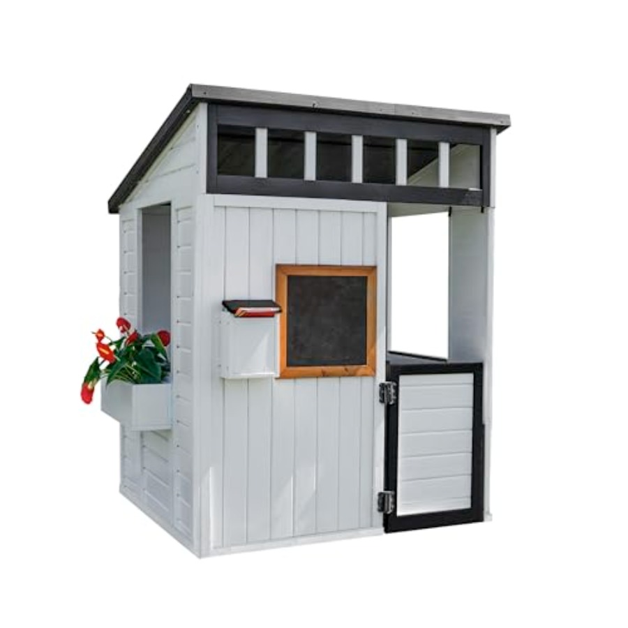 Outdoor kids playhouse for ima - مراجعة Kids Outdoor Chalkboard وسعره