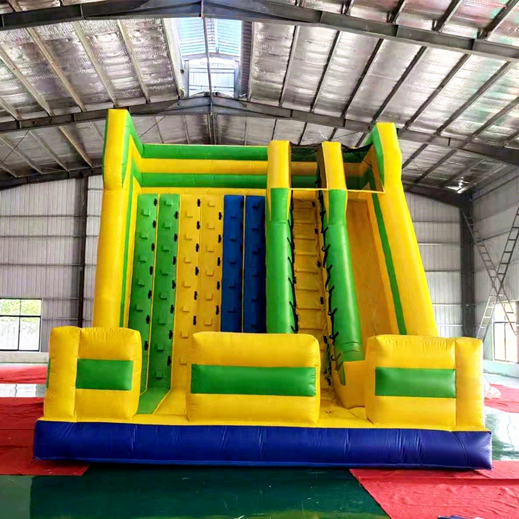 Inflatable Rock Climbing Infla - مراجعة Kids Outdoor Climbing Wall وسعره