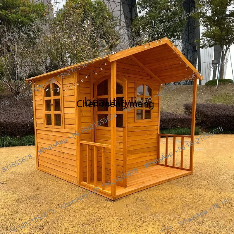 Wooden Kids Play House Large O - مراجعة Kids Outdoor Treehouse وسعره