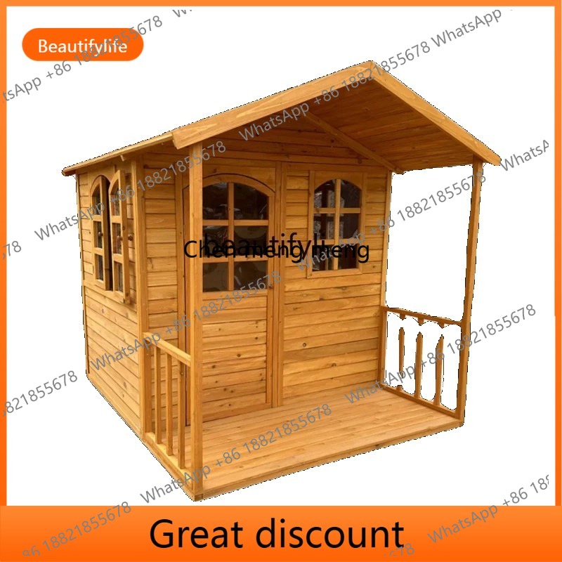 Wooden Kids Play House Large O - مراجعة Kids Outdoor Treehouse وسعره