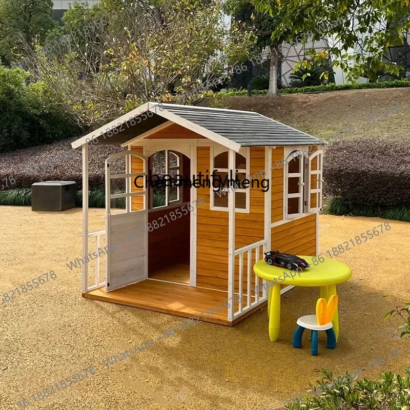 Wooden Kids Play House Large O - مراجعة Kids Outdoor Treehouse وسعره