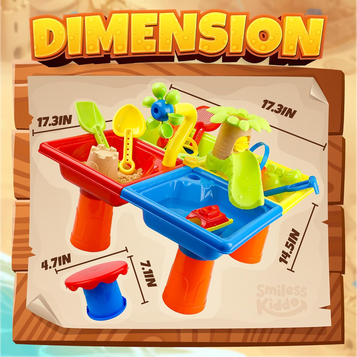 25 Pcs Summer Water Table for  - مراجعة Kids Outdoor Water Table وسعره