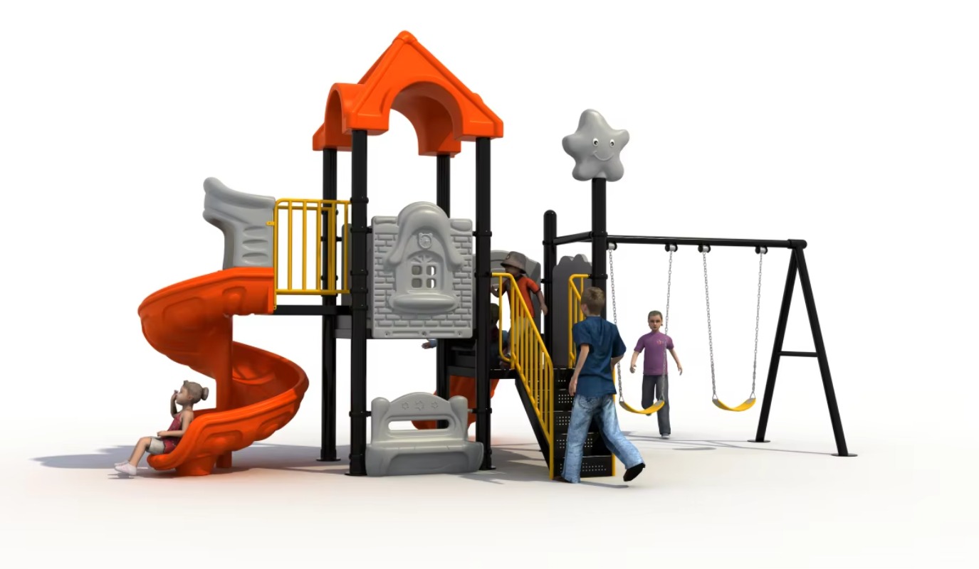 Outdoor Steel Plastic Swing Se - مراجعة Kids Outdoor Garden Set وسعره