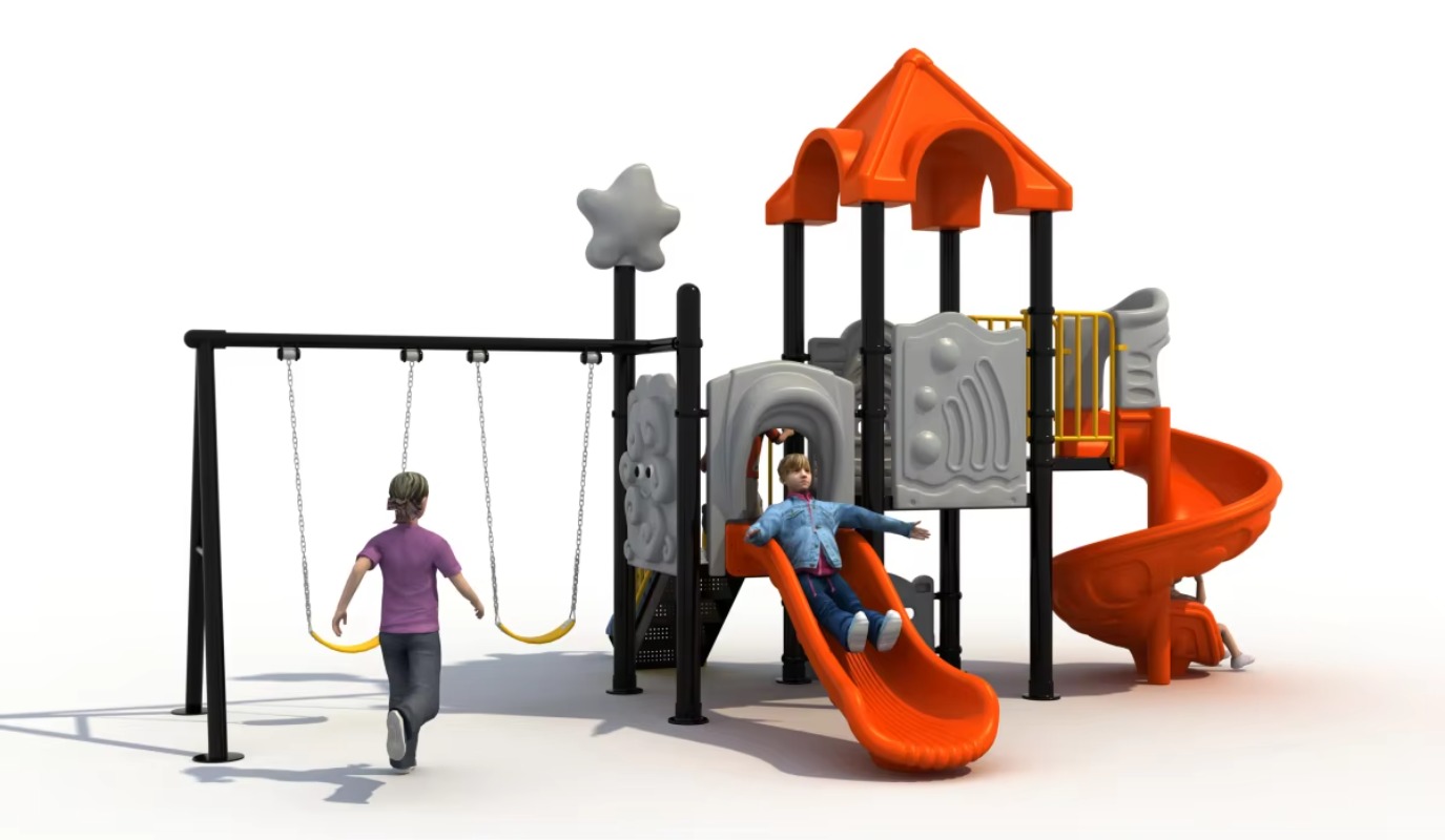 Outdoor Steel Plastic Swing Se - مراجعة Kids Outdoor Garden Set وسعره
