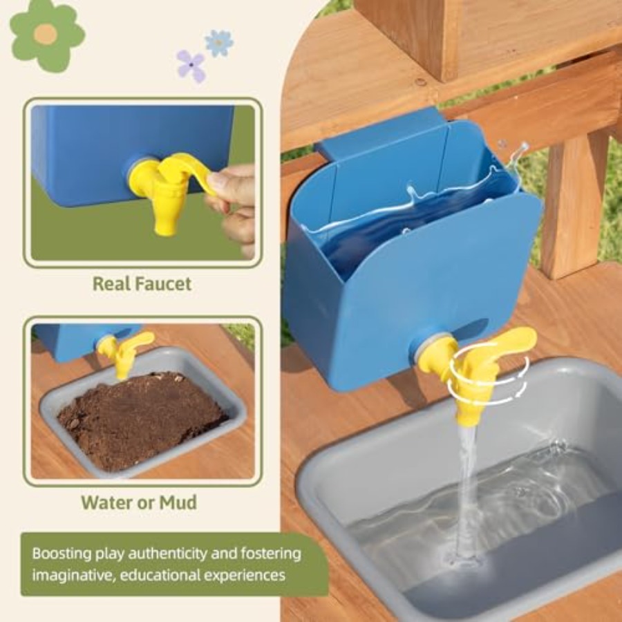 Outdoor mud kitchen for kids,  - مراجعة Kids Outdoor Chalkboard وسعره