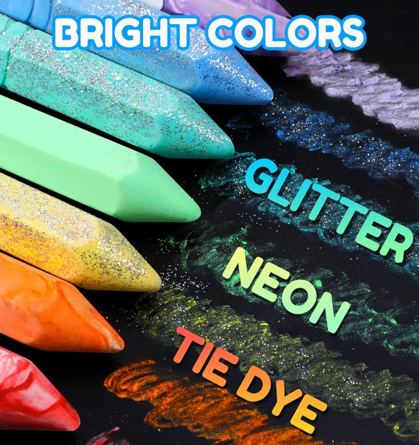 36 Pcs Washable Sidewalk Chalk - مراجعة Kids Outdoor Chalkboard وسعره