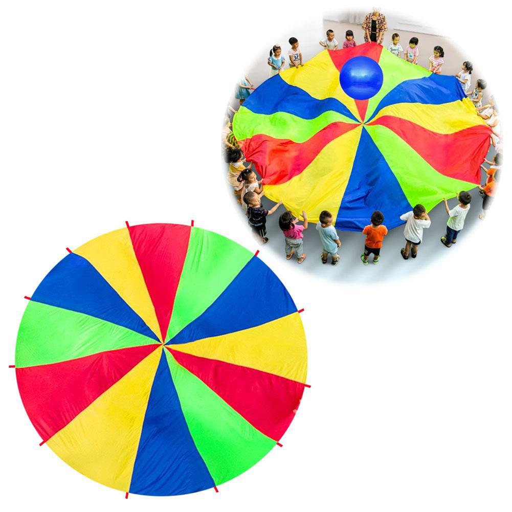 Rainbow Parachute Umbrella 2-6 - مراجعة Kids Outdoor Umbrella وسعره