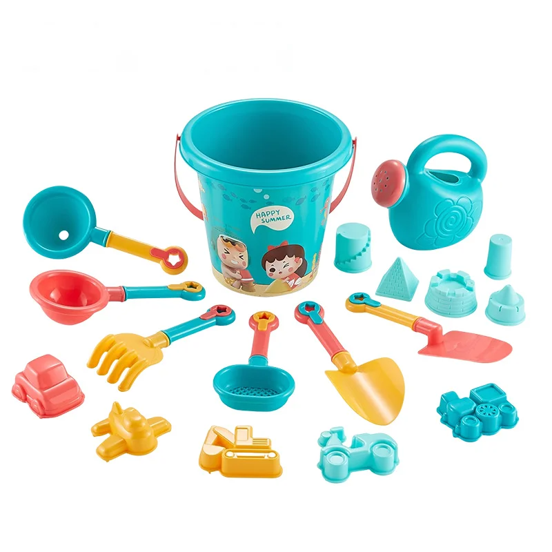 18PCS Beach Toy Set Bucket Sea - مراجعة Kids Outdoor Park وسعره