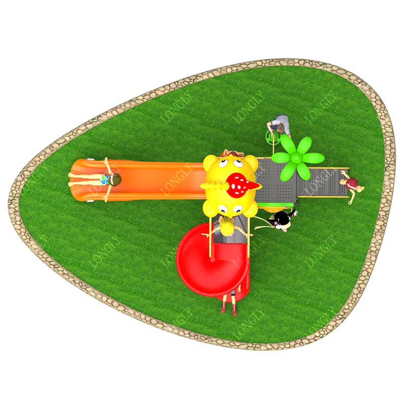 Commercial Plastic Slide 450x2 - مراجعة Kids Outdoor Park وسعره