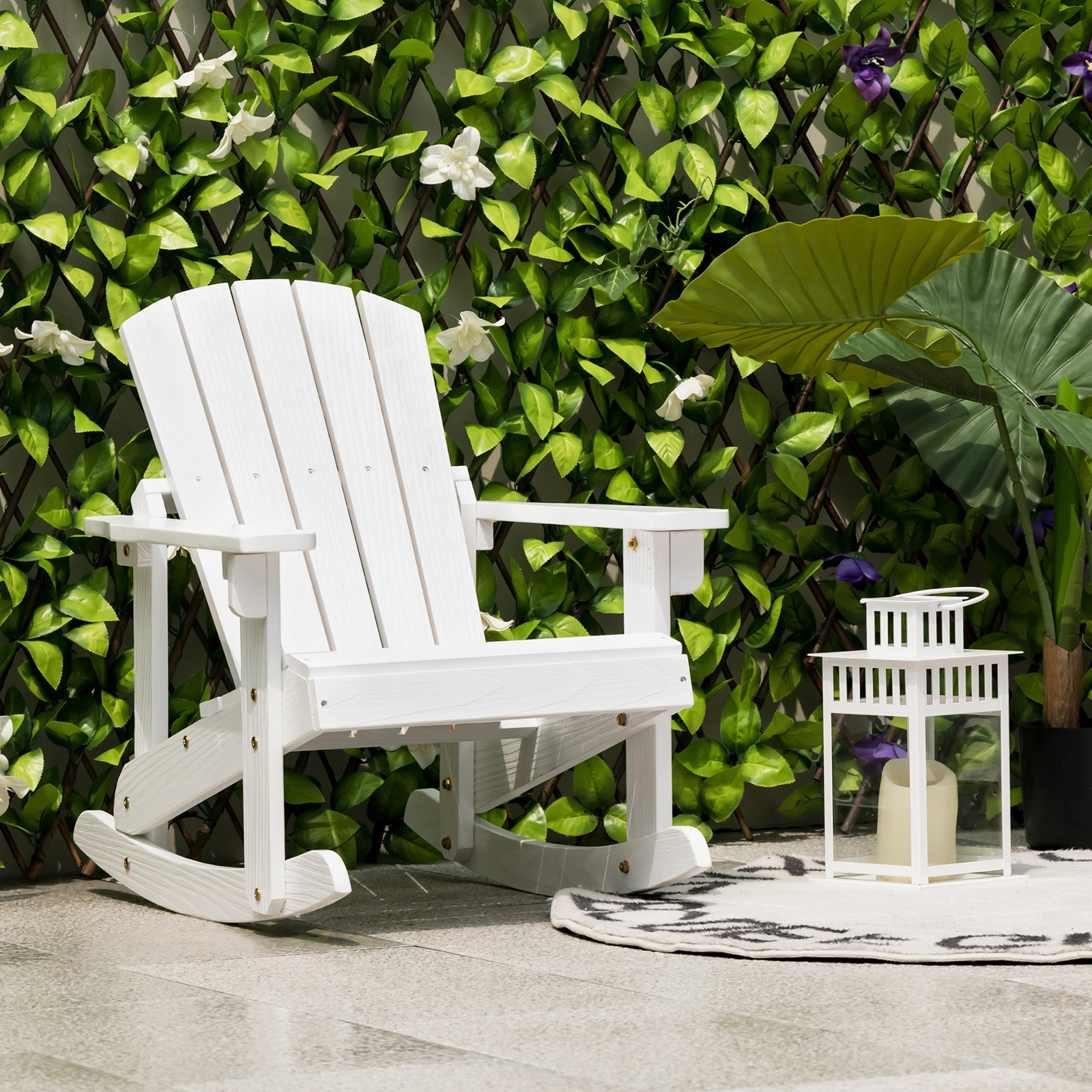 4PCS Kid Adirondack Rocking Ch - مراجعة Kids Outdoor Adirondack Chair وسعره