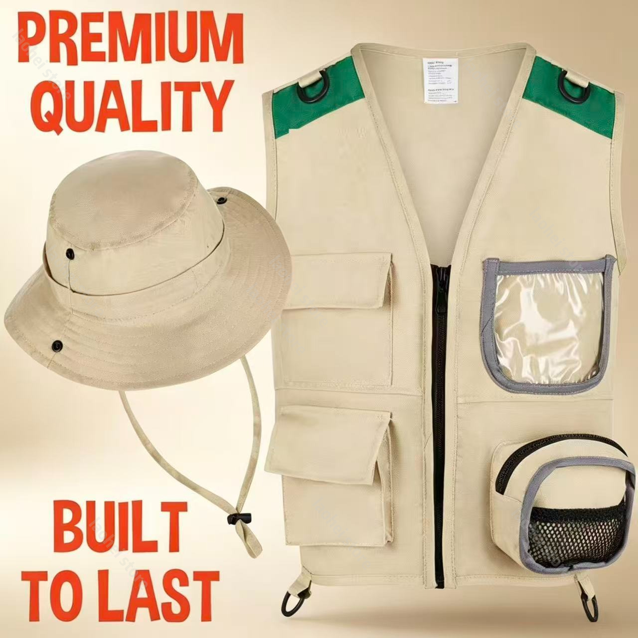 Kids Explorer Vest and Hat Cos - مراجعة Outdoor Games For Kids وسعره