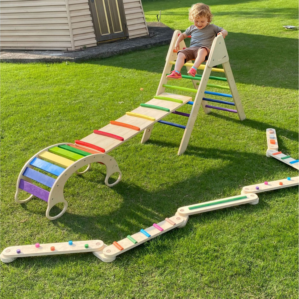 Customizable Eco-Friendly Beec - مراجعة Kids Outdoor Climbing Frame وسعره