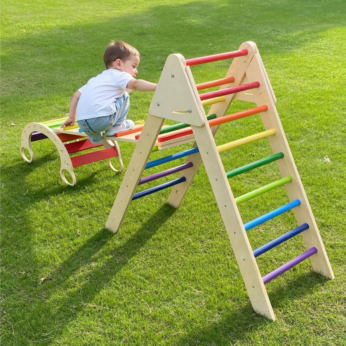 Customizable Eco-Friendly Beec - مراجعة Kids Outdoor Climbing Frame وسعره