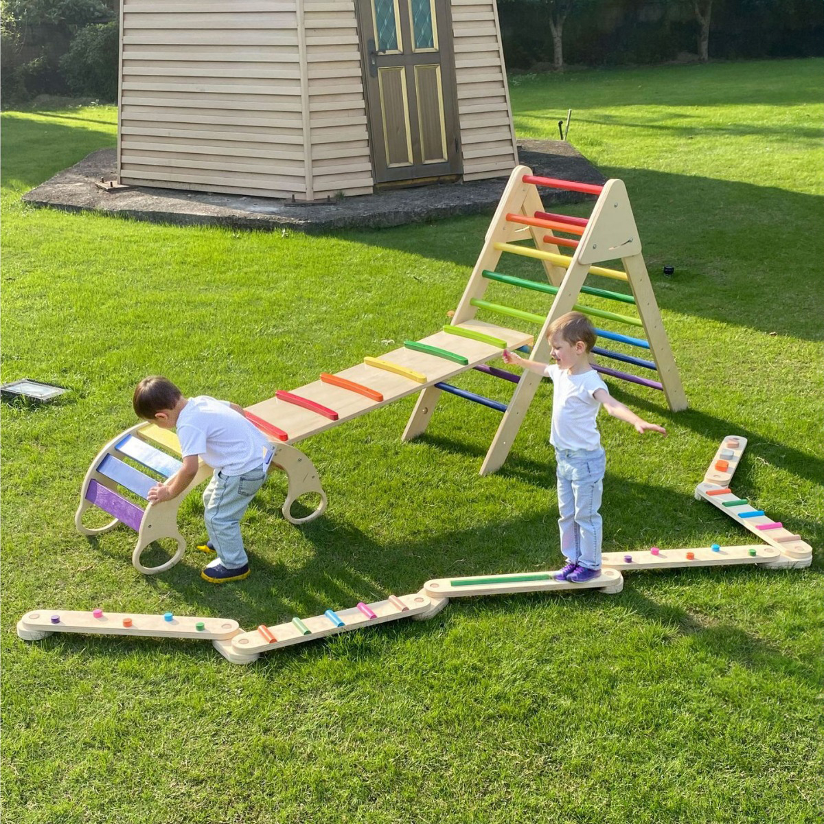 Customizable Eco-Friendly Beec - مراجعة Kids Outdoor Climbing Frame وسعره