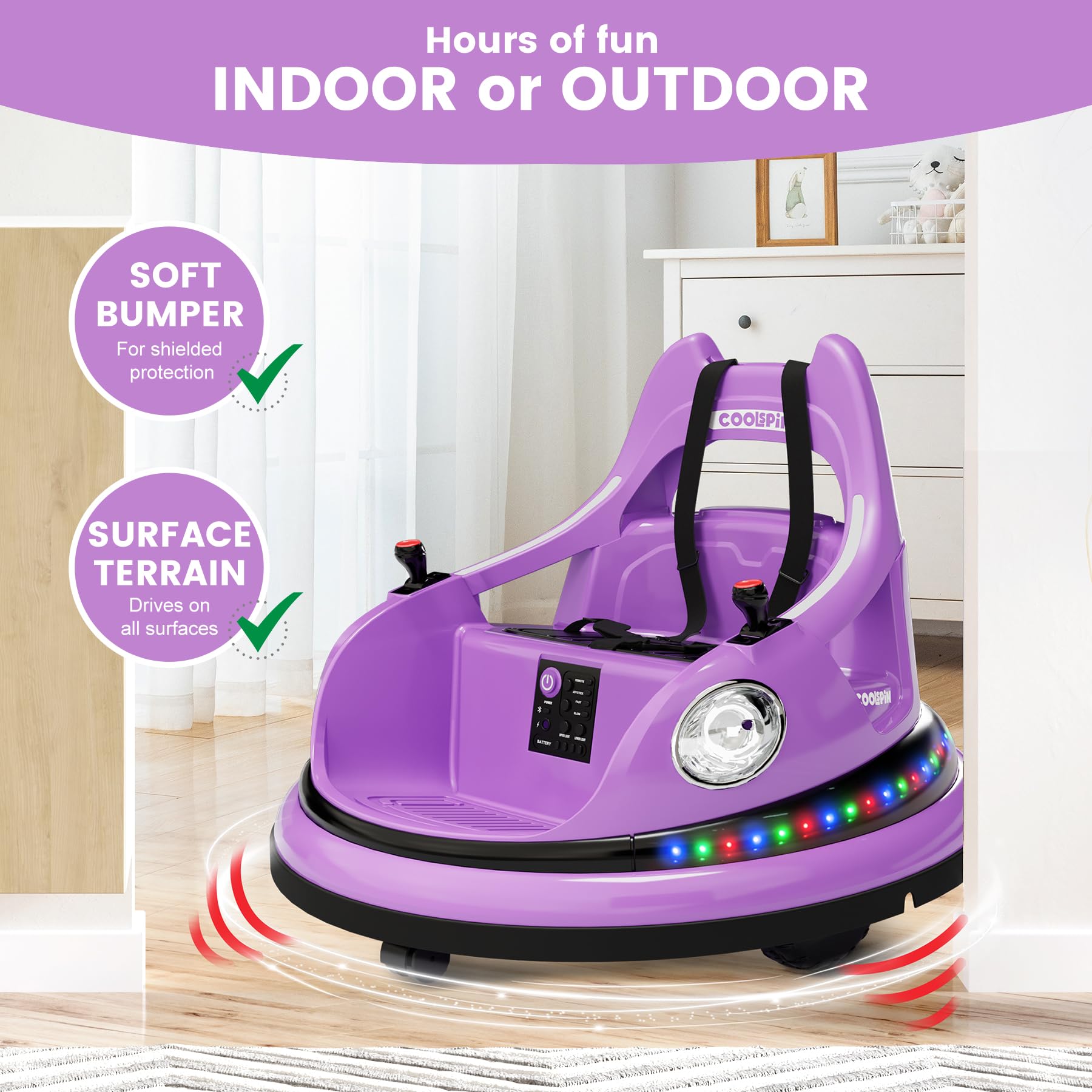 12V Kids Electric Bumper Car B - مراجعة Kids Outdoor Ride On وسعره