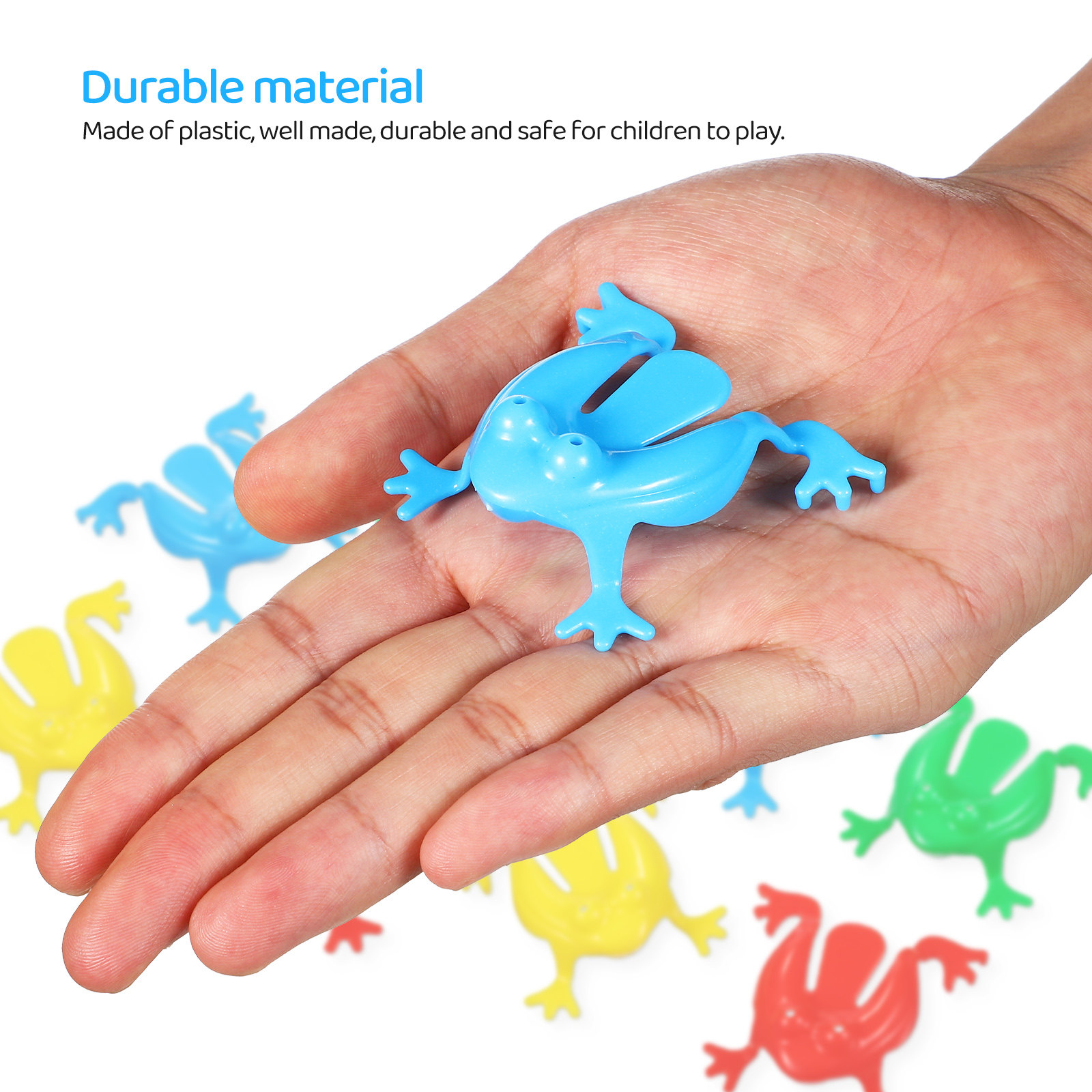16Pcs Jumping Frogs Assorted C - مراجعة Kids Outdoor Jumping وسعره