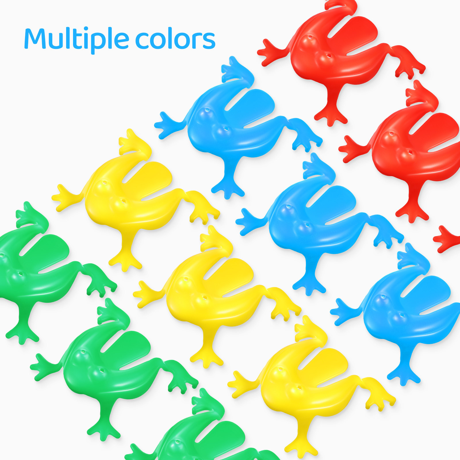 16Pcs Jumping Frogs Assorted C - مراجعة Kids Outdoor Jumping وسعره