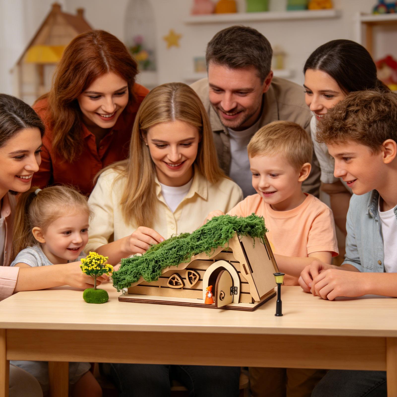 Fairy Garden Houses Craft Set  - مراجعة Kids Outdoor Fairy Garden وسعره