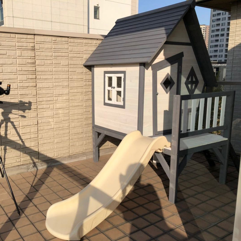 Kids log , large play house, t - مراجعة Kids Outdoor Treehouse وسعره