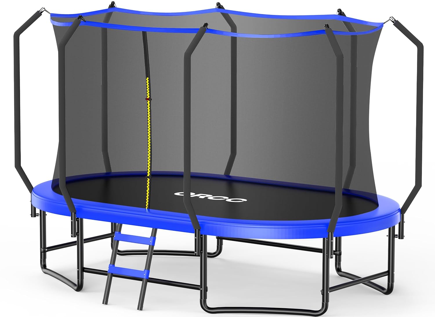Oval Outdoor Trampoline with S - مراجعة Kids Outdoor Net وسعره