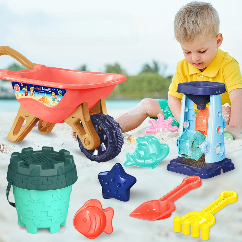Beach Sand Play Tool Set Sand  - مراجعة Kids Outdoor Park وسعره
