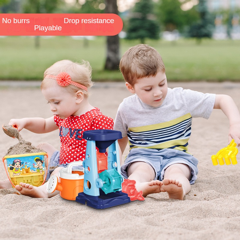 Beach Sand Play Tool Set Sand  - مراجعة Kids Outdoor Park وسعره