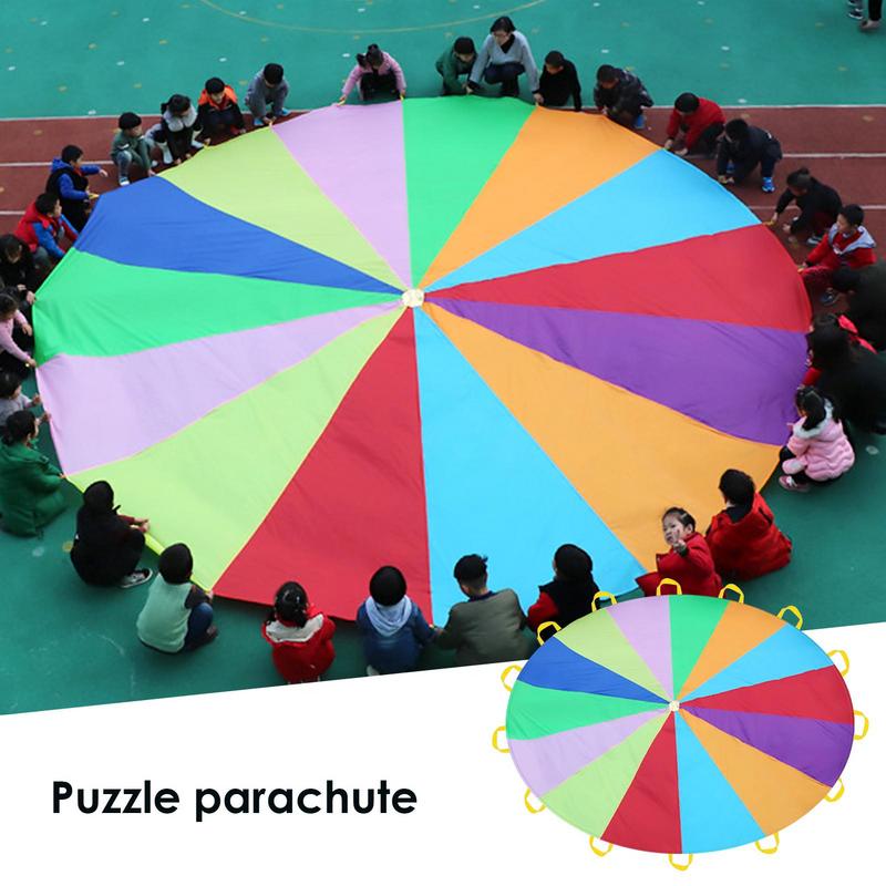 Rainbow Parachute For Kids Spo - مراجعة Kids Outdoor Umbrella وسعره