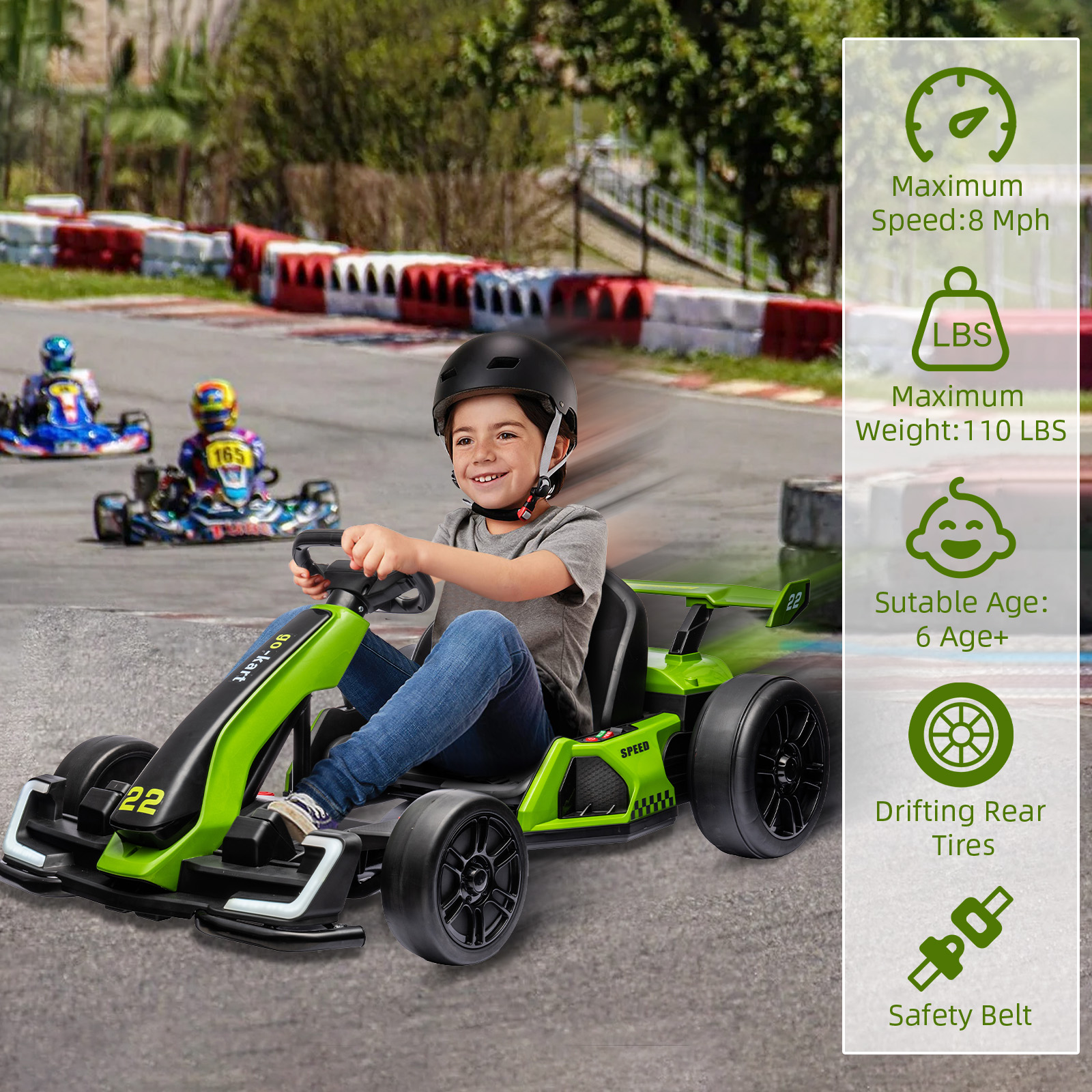 24V Kids Electric Go Kart with - مراجعة Kids Outdoor Ride On وسعره