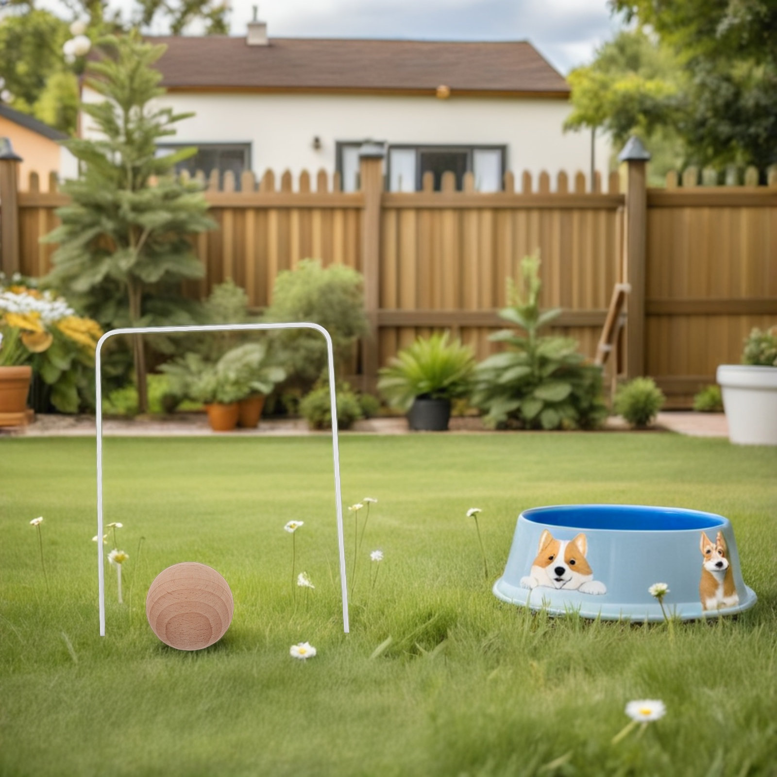 1Set Croquet Set Kids Outdoor  - مراجعة Kids Outdoor Garden Set وسعره